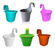 Comprar Pack De 6 Maceteros Individual Para Balcon