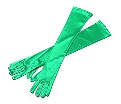 Guantes De Fiesta De Opera Elegante Vintage Saten Largo Ve Guantes De Fiesta De Opera Elegante Vintage Saten Largo Ve