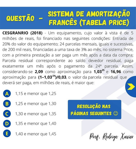 Imagem 3 de 5 de Matemática Financeira - Concurso Banco Do Brasil 2021