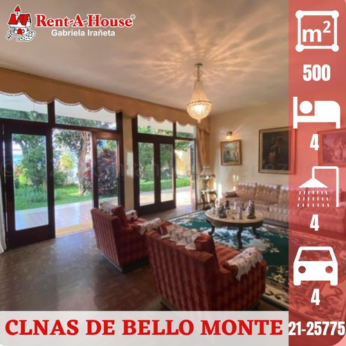 Imagen 2 de 24 de Casa En Venta En Clnas De Bello Monte Gi