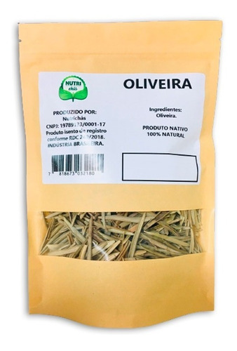 Chá De Folha De Oliveira 100gr - Nativo 100% Natural