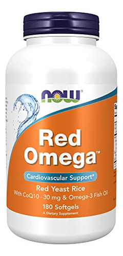 Suplementos Ahora, ¿omega Rojo? Con Coq10 30 Mg Y Aceite De