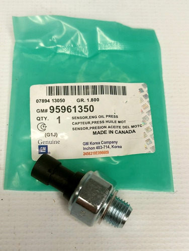 Imagen 3 de 3 de Valvula Presion Aceite Aveo Optra Desing Spark Corsa Gm