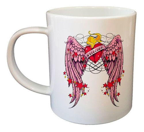 Taza De Plastico Inkfection Heart Love Wings Art Design