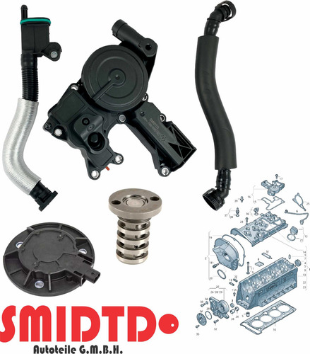 Sensor Vvt Iman Valvula Pcv Y Vvt Audi A4 Quattro 2.0 09-15