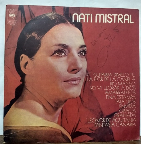 Nati Mistral- Nati Mistral- Vinilo Impecable- Coleccion 1970