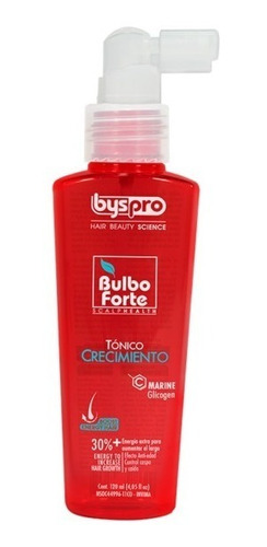 Bulbo Forte Bys Pro Tónico Capilar Estimula Crecimiento Rojo