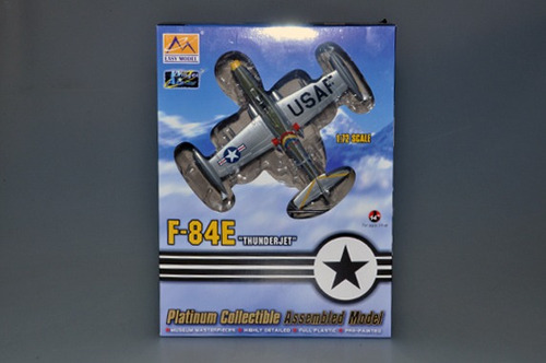 Miniatura Avião F-84e Thunderjet 1/72 Easy Model Af 37105 Cor Prateado
