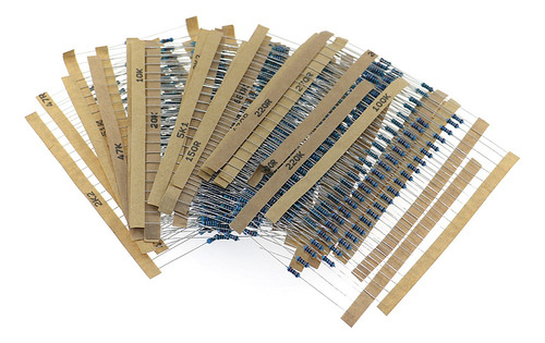 600 Piezas 30 Valores Kit 1% 1/4w Kit De Resistores