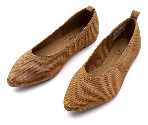 Zapatillas Para Dama Comfort Plus By Predicto Marron Claro