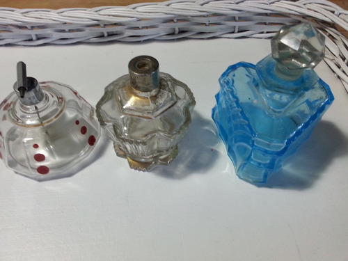 Antiguos Frascos De Peluqueria Perfumeros