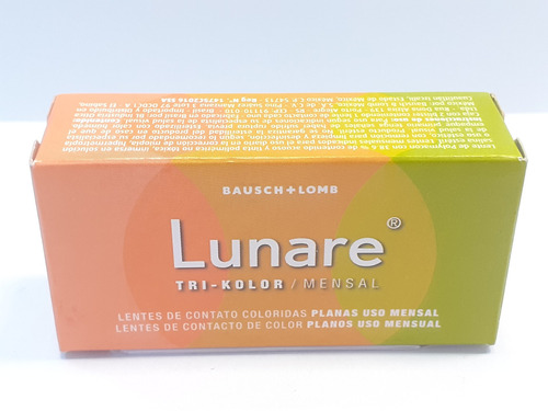 Lunare Lentes Contacto Color Trikolor Bausch Lomb Optica