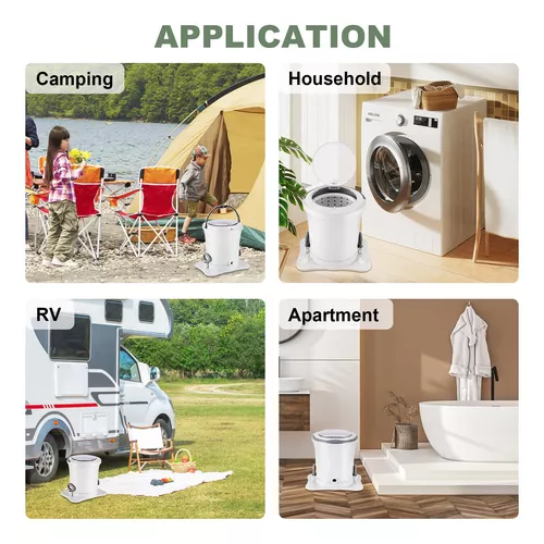 Secadora de ropa manual portátil, mini secadora compacta, secadora de  lavandería no eléctrica para RV, camping, escuela, apartamento, dormitorio