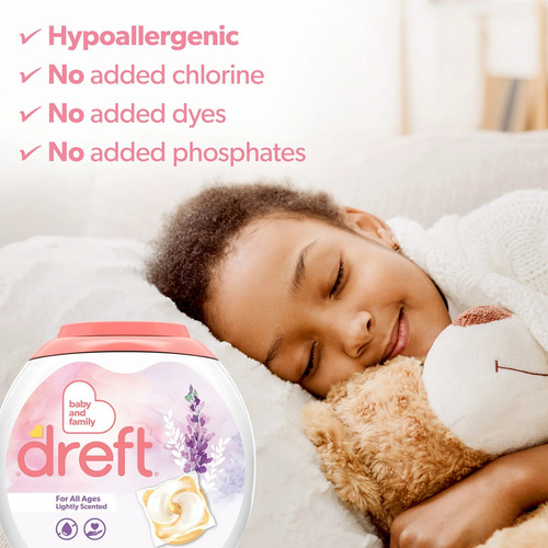 Dreft Lightly Scented He Compatible Laundry Detergent 36 Oz