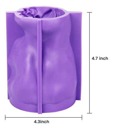Molde De Silicona Para Maceta De Jarrón Para Cabeza De Dama