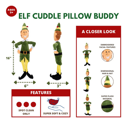 Juego De Cama De Felpa Suave Buddy The Elf Tamaño Único