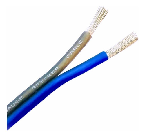 Cable 16 Gauge Audiopipe Azul Platino Flexible Por Metro