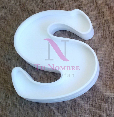 Letra 20 Cm Personalizada Hueca Carteles Polyfan Tu Nombre