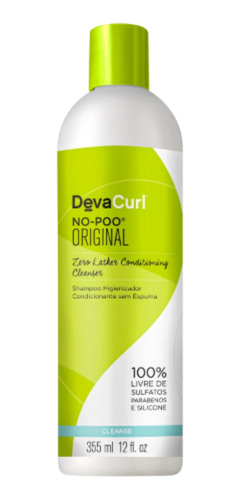Deva Curl No-poo Original Shampoo Higieniza Sem Espuma 355ml