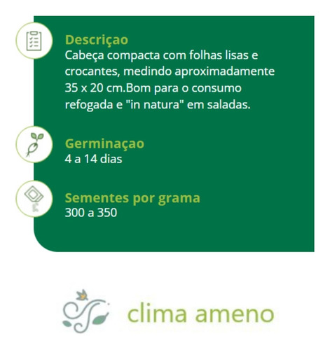 2x Sementes De Couve Chinesa Kyoto Horta Muda Alta Qualidade