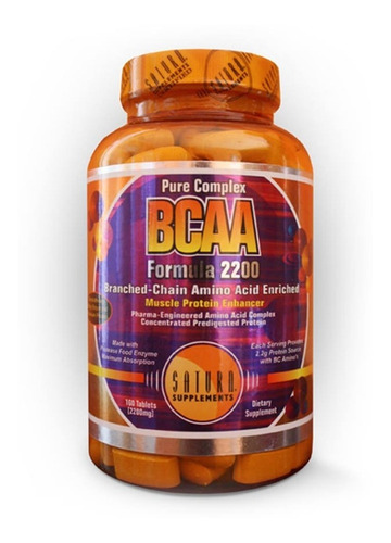 Aminoácido Bcaa 2200 Saturn | 250 Comprimidos | Urusports