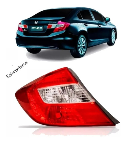 Imagen 3 de 6 de Faro Trasero Honda Civic 12/15 - Exterior - Simil Original