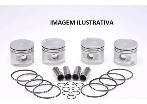 Kit Pistão Com Aneis Strada 1.8 8v 2002 A 2012