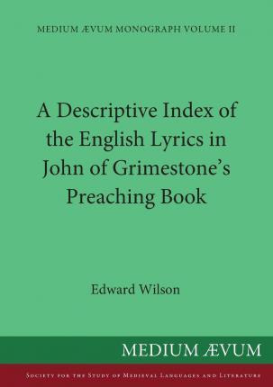 Libro A Descriptive Index Of The English Lyrics In John O...