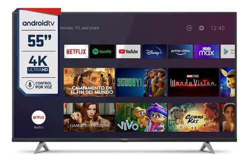 Imagen 1 de 10 de Tv Smart 55 Pulgadas Hitachi Led 4k Ultrahd Cuotas