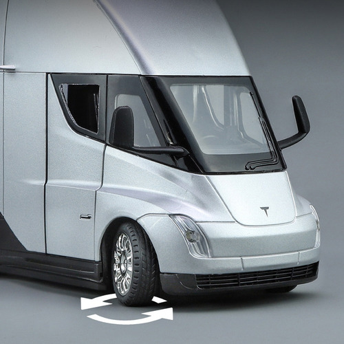 Camión Tesla Miniatura Con Luz Y Sonido