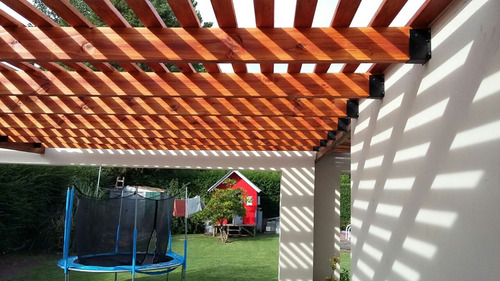 Pergolas Madera Chapa Plastica Antigranizo