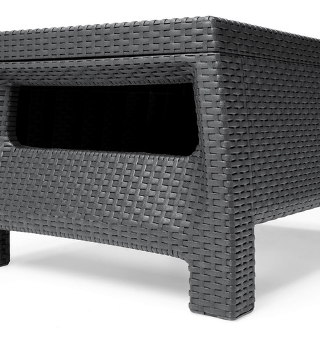 Imagen 6 de 10 de Juego De Living Jardin Exterior Rattan 3 Cuerpos Corfu Keter