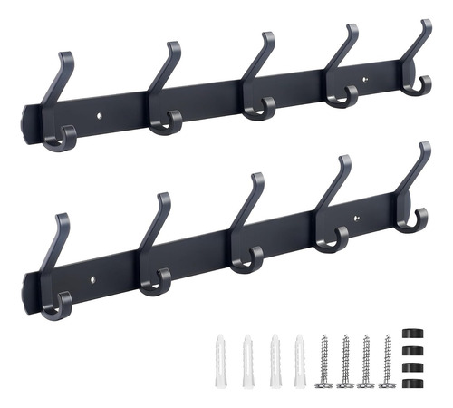 Percha De Pared Con 2 Ganchos, Ganchos De Pared Para Colgar,
