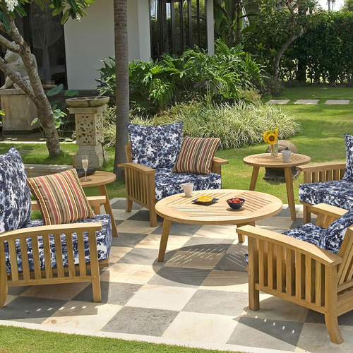Cojines Profundos De Asiento Para Exteriores - 24x24 Pulgada