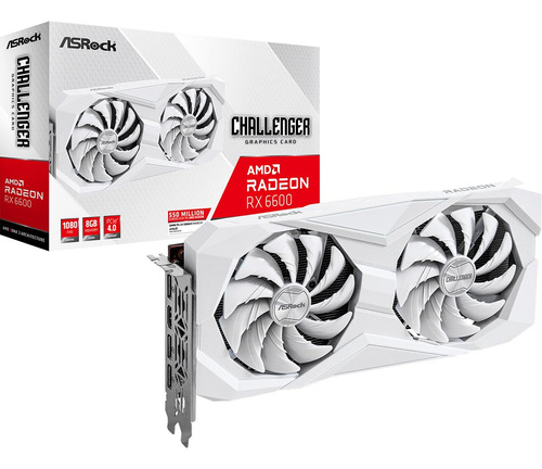 Tarjeta Gráfica Asrock Amd Radeon Rx 6600 Challenger 8gb Gdd