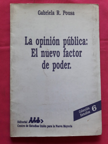 La Opinión Publica El Nuevo Factor De Poder - Gabriela Pousa