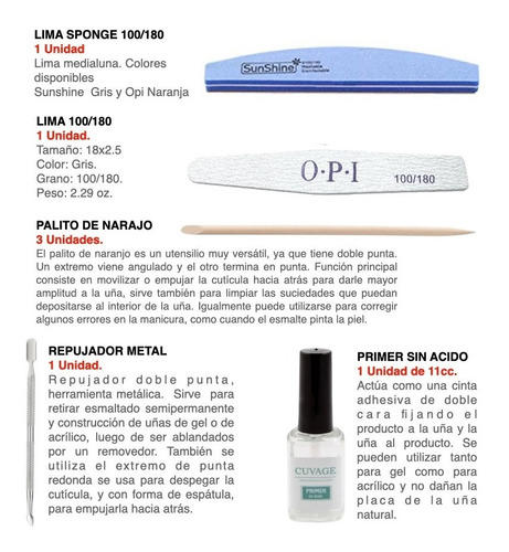 Imagen 8 de 10 de Kit Esmaltes Semipermanente Tejar + Kit Removedor