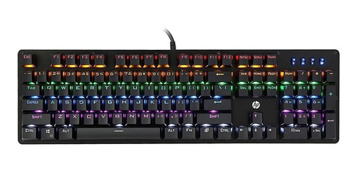 Teclado Gamer Hp Gk100 Rgb