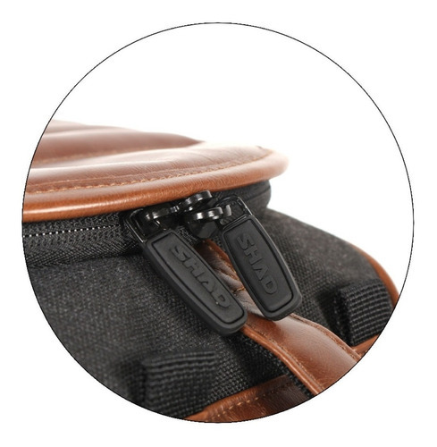 Imagen 6 de 7 de Bolso Deposito Shad Cafe Racer Sr18 Color Cafe