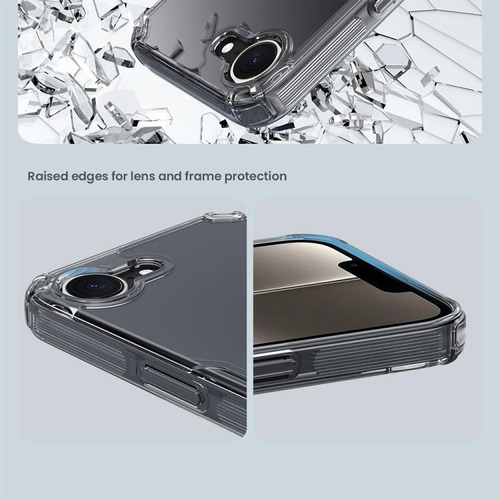 Zlj Funda Ultra Transparente Pc+tpu For iPhone 16e