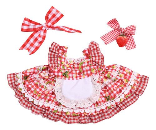 Vestido Sin Mangas Para Muñeca De Peluche, Conjunto De Ropa