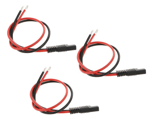 3 Unids Universal 12awg Batería Del Panel Solar Caliente