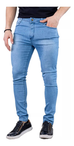 Jean Chupin Hombre Combo Pack X2 Elastizado Maxima Calidad!