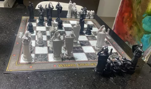 Xadrez Harry Potter Wizard Chess Set The Noble Collection - Jogo