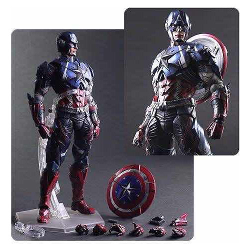 Play Arts Kai Captain America // Original // (Usado)