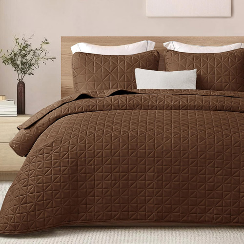 Juego De Ropa De Cama Queen Con Fundas Y Colcha