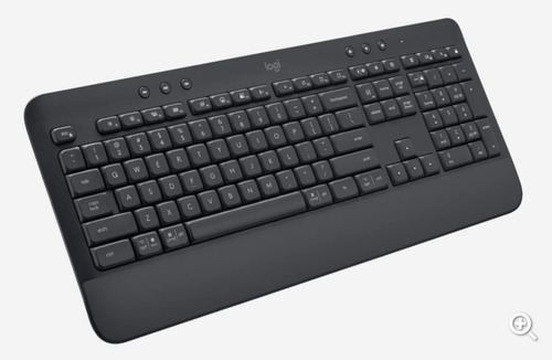 Teclado Logitech Signature K650 Inalámbrico Bluetooth 5.1 Color Del Teclado Negro Idioma Español España
