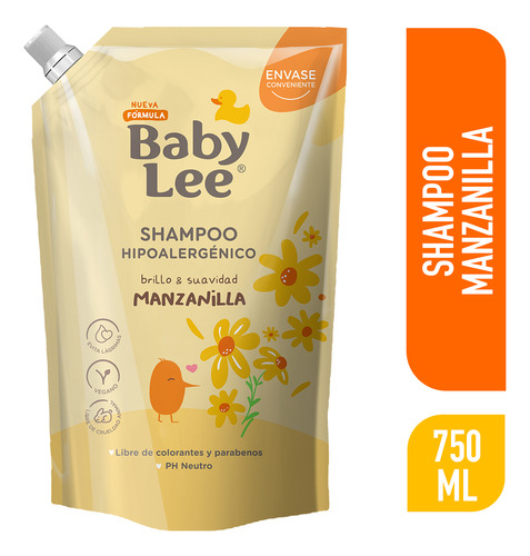 Baby Lee Shampoo Manzanilla Doypack 750 Ml
