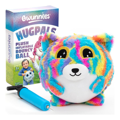 Pelota Inflable De Peluche Gwunnies Frizzy 22.86 Cm
