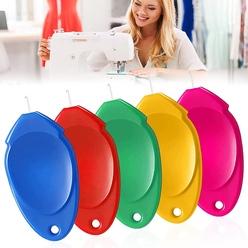 Enhebrador De Agujas Para Coser A Mano, 12 Piezas, Gancho De